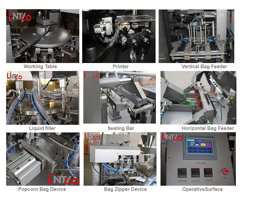 detail-granule premade pouch packing machine
