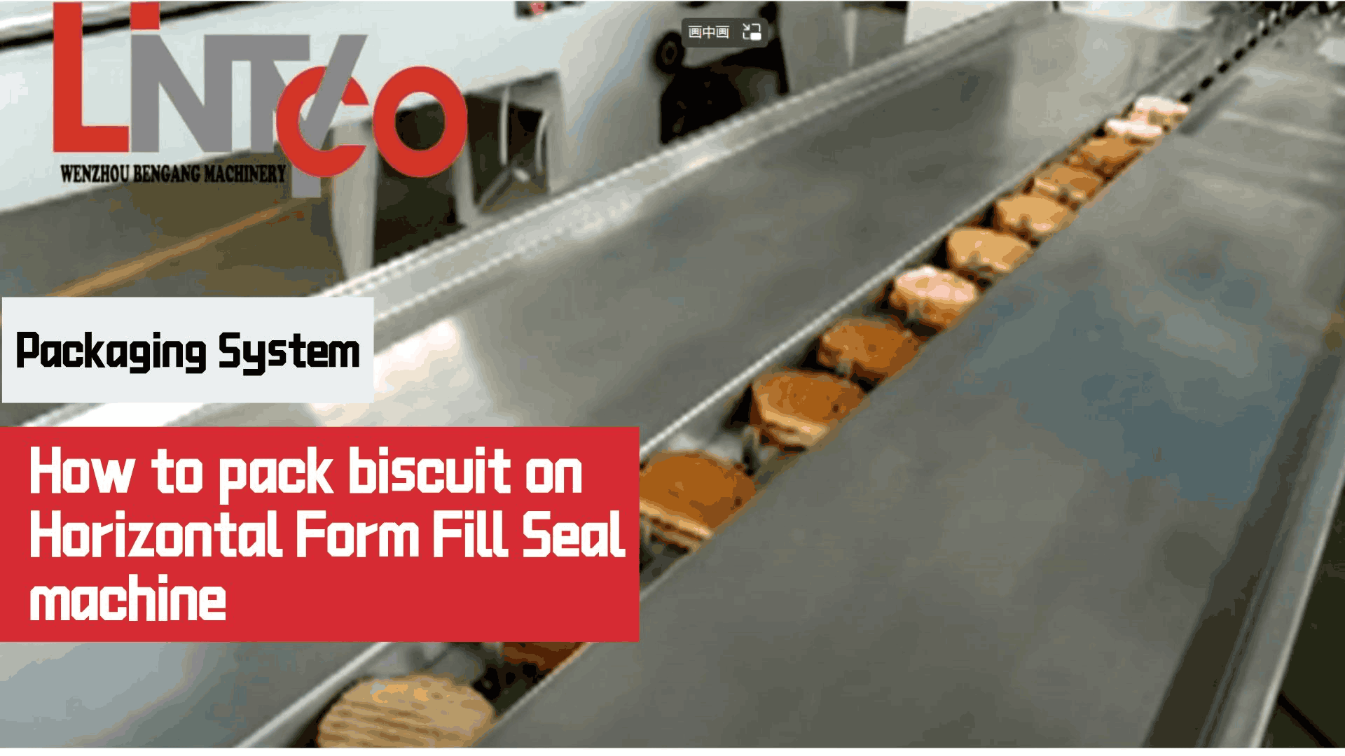 How to pack biscuit on Horizontal Form Fill Seal machine