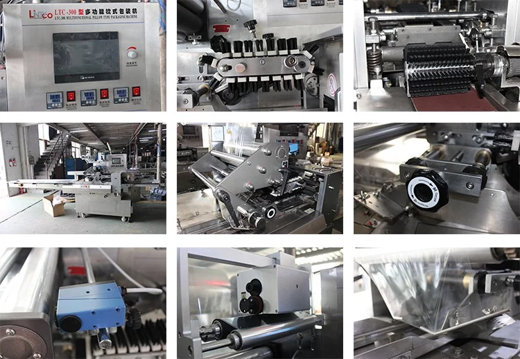 Détail de la machine de joint de remplissage de formulaire d'oreiller