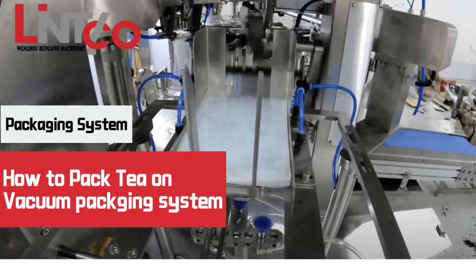 How to pack tea bag on vacuum packaging system