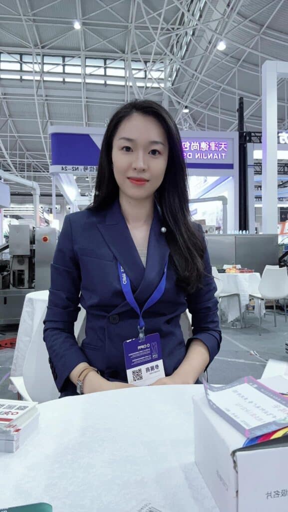 CIPM qingdao exhibition and our sales manager