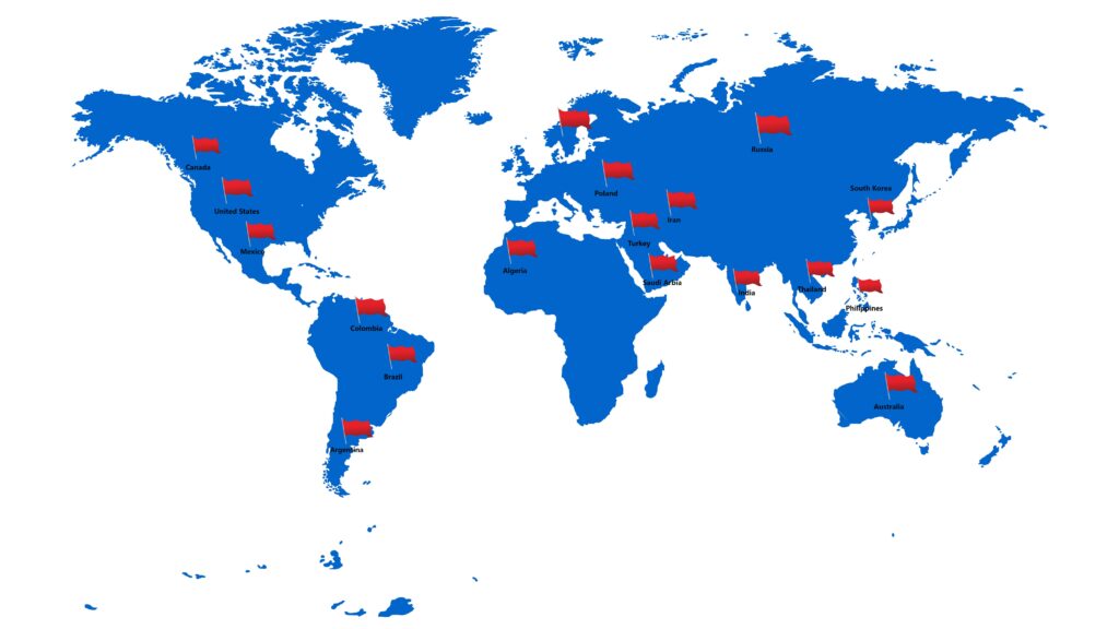 Mappa dei clienti Lintyco