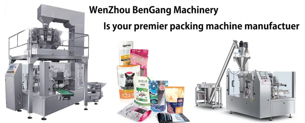 Máquina empacadora de maquinaria Wenzhou Bengang.
